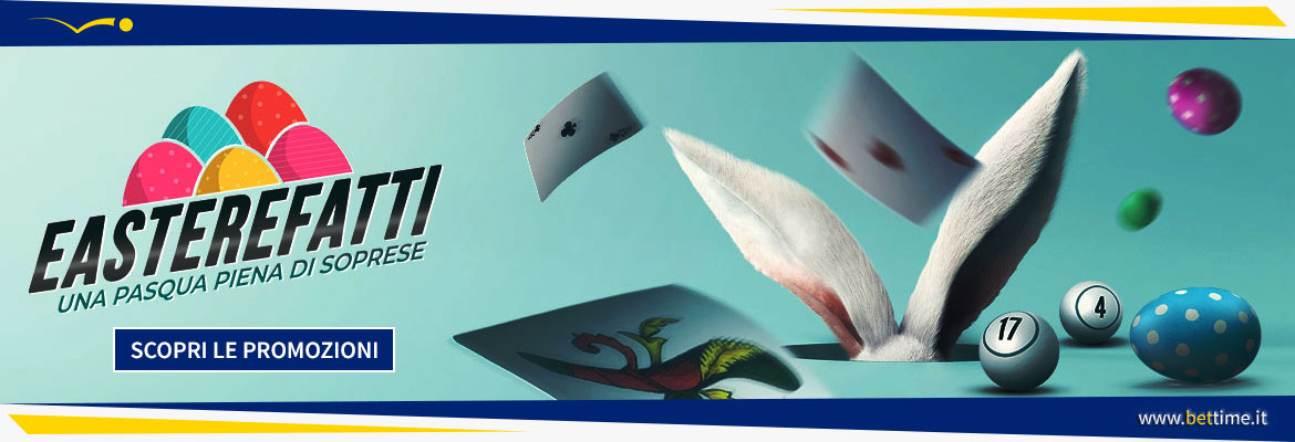 Promozione bingo online Bettime Easterefatti - Una Pasqua piena di sorprese