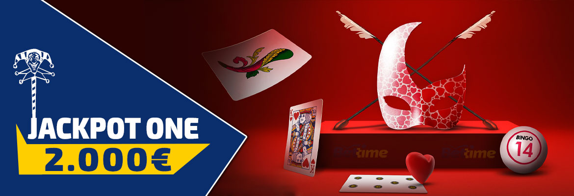 Promozione bingo online Bettime La maschera di cupido
