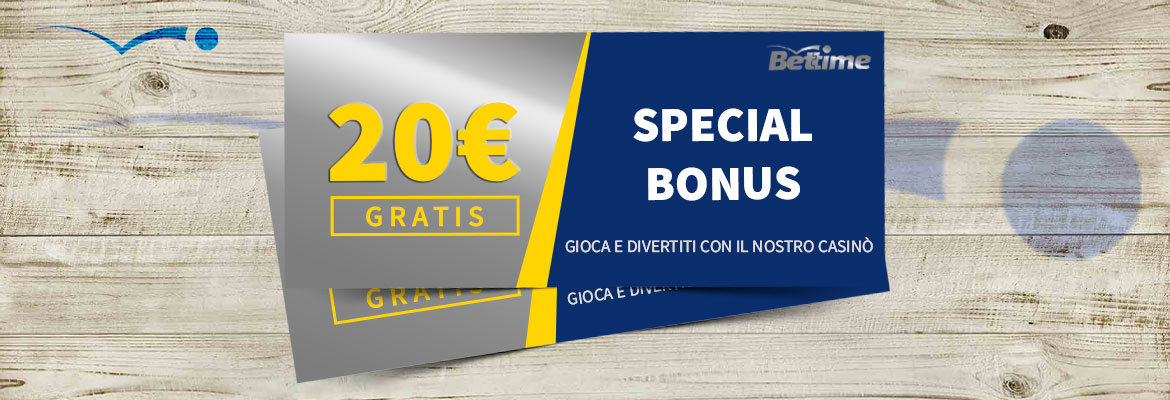 Special Bonus Casinò 20 euro