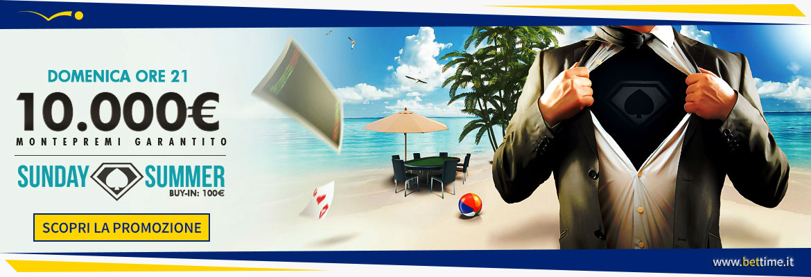 Torneo Poker | Sunday Summer 10.000€ GRT