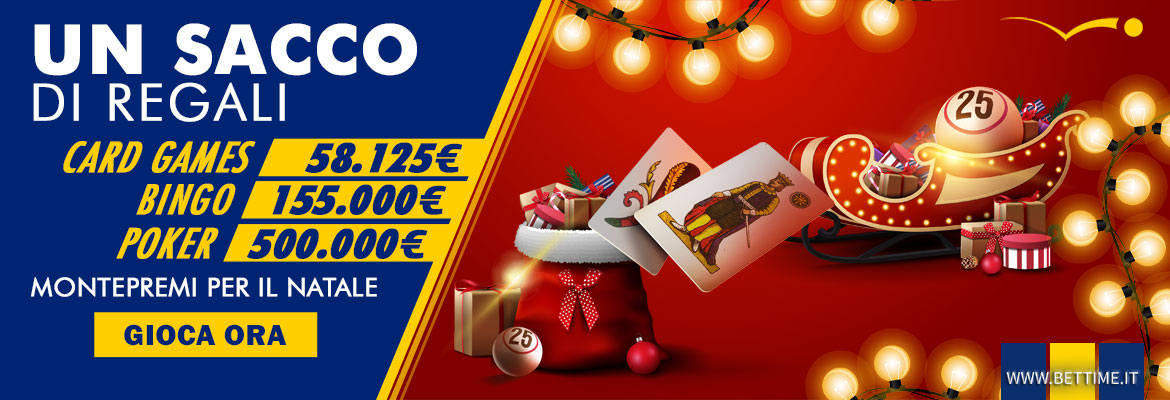 Un sacco di regali di Natale