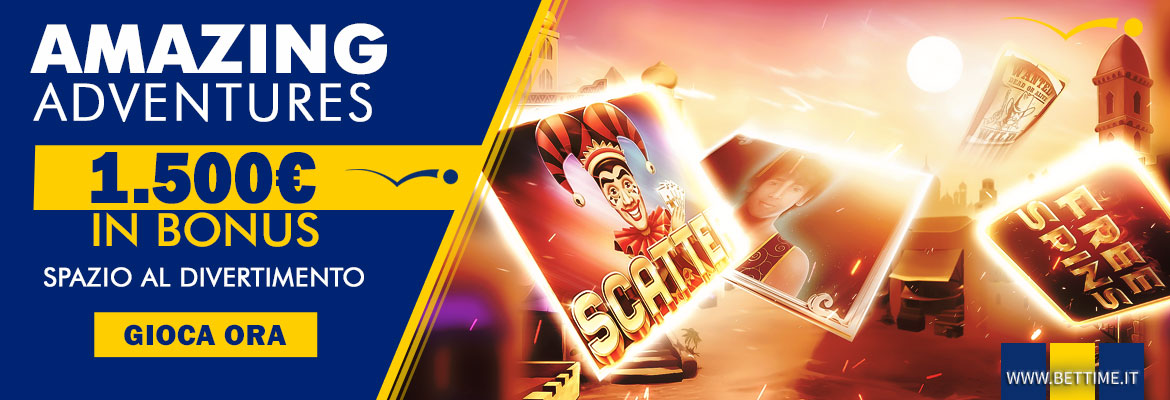 Promozione casinò AMAZING ADVENTURES