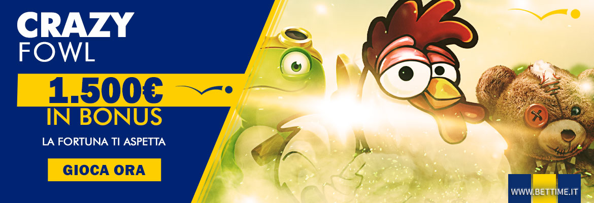 Promozione casinò Crazy Fowl 1.500 euro