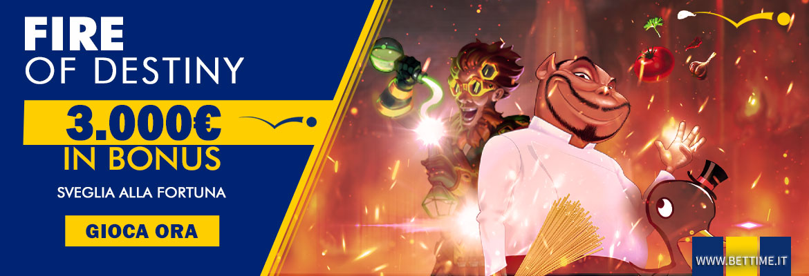 Promozione casinò Fire of Destiny 3000 euro