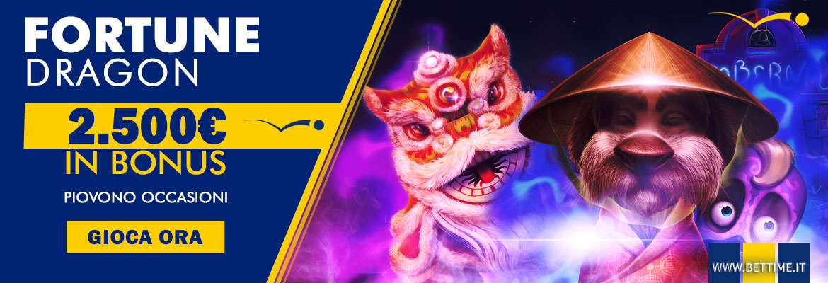 Promozione casinò Fortune Dragon 2.500 euro