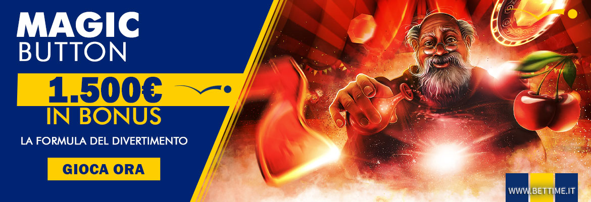 Promozione casinò Magic Button 1.500 euro