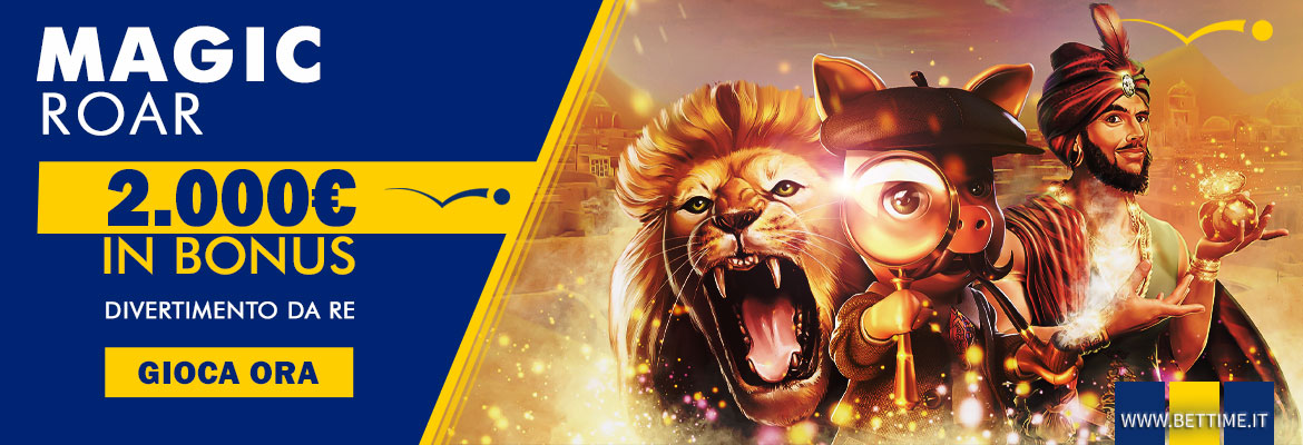 Promozione casinò Magic Roar 2000 euro