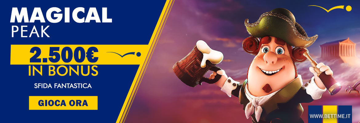 Promozione casinò Magical Peak 2.500 euro