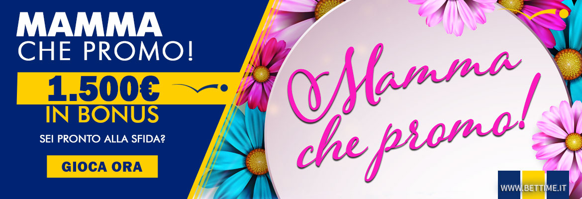 Promozione casinò Mamma che promo 1.500 euro