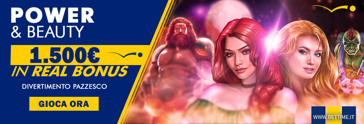 Promozione Casinò Power & Beauty 1.500 euro in Real Bonus