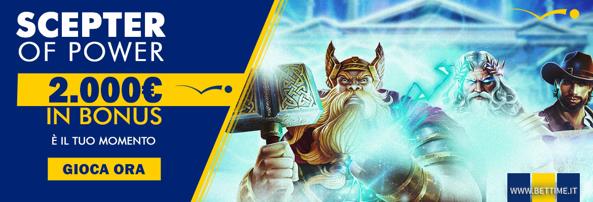 Promozione casinò Scepter of Power 2000 euro