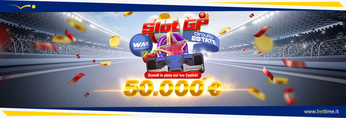 Promozione Casinò Circuito Estate Slot GP da 50.000 euro tra Fun e Real Bonus