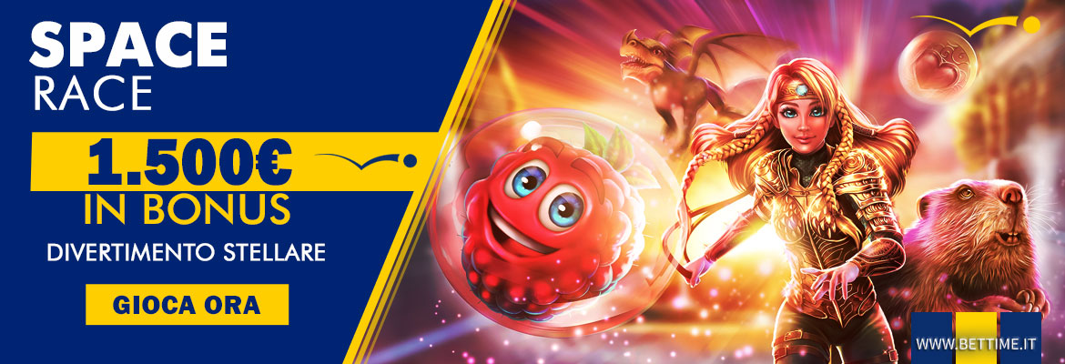 Promozione casinò SPACE RACE 1500 euro