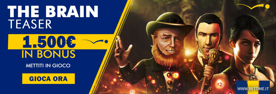 Promozione casinò The Brain Teaser 1.500 euro