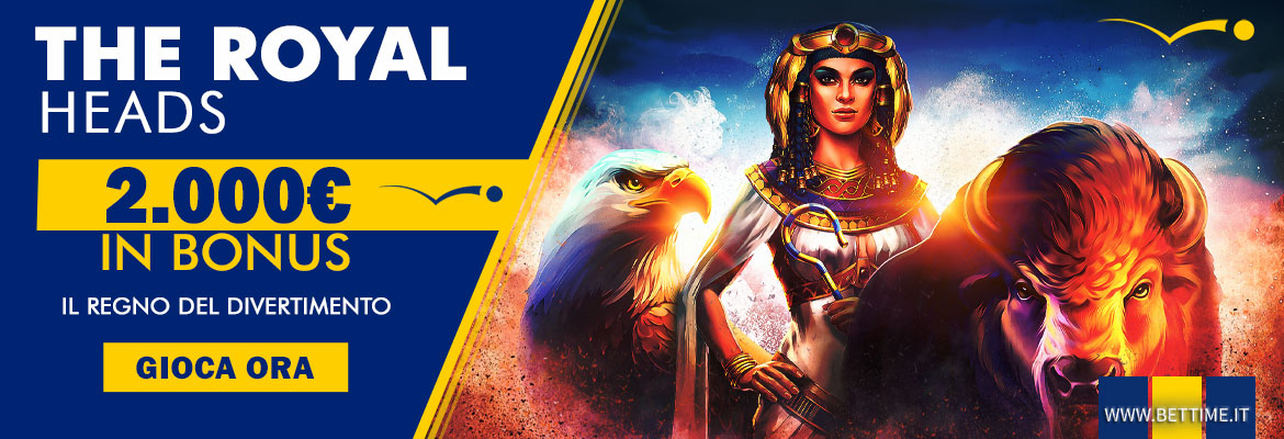 Promozione casinò The Royal Heads 2000 euro