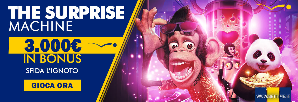 Promozione casinò THE SURPRISE MACHINE