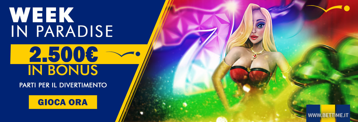 Promozione casinò Week in Paradise 2.500 euro