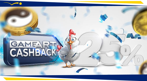 Bonus Casinò 25% del perso al Casinò Slot GameArt