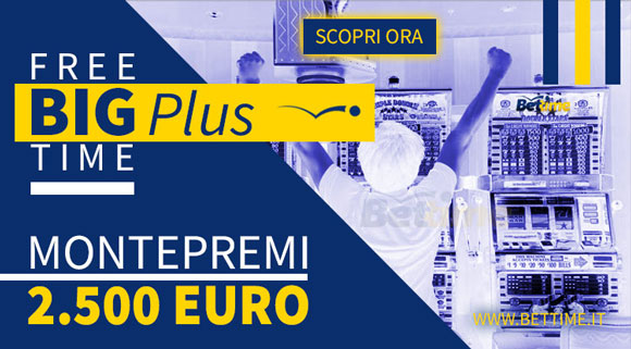 Promozione Mensile Free Big Time Plus 2500 euro