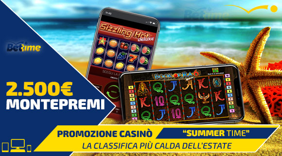 Bettime Bonus Estivi Summer Time 2.500 euro