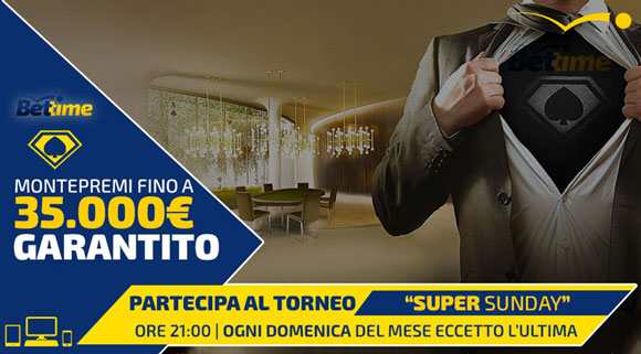 Promozione Poker Super Sunday