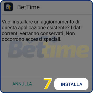 Guida installazione app scommesse android 7