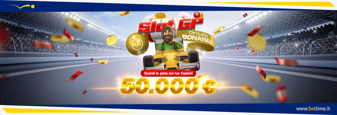 Promozione Casinò Circuito Bonanza Slot GP da 50.000 euro tra Fun e Real Bonus