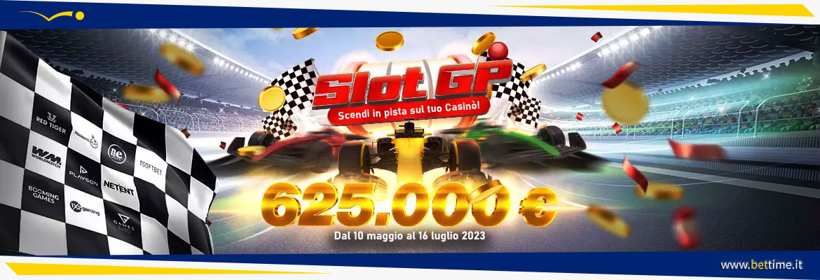 Promozione Casinò la Competizione di Slot GP da 625.000 euro tra Fun e Real Bonus