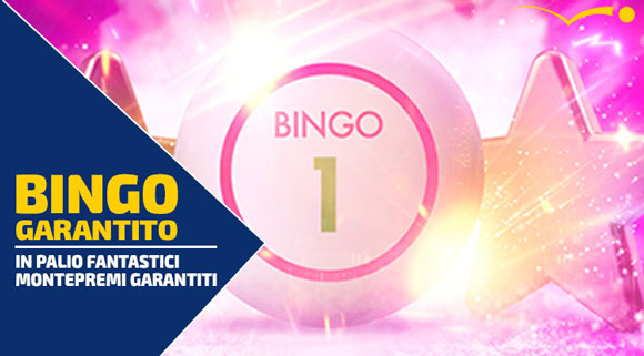 Bingo Garantito - 10 estrazioni con un Bingo Garantito da 500€