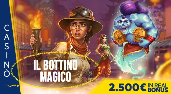 Promozione Il Bottino Magico 2.500 euro in Real Bonus