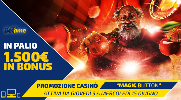Promozione Magic Button 1.500 euro in bonus