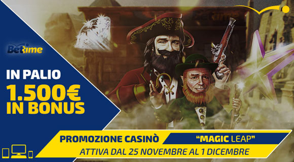 Promozione Casinò Magic Leap 1.500 euro in bonus