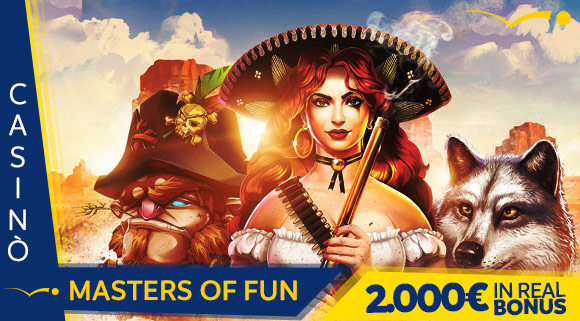 Promozione Masters of Fun 2.000 euro in bonus
