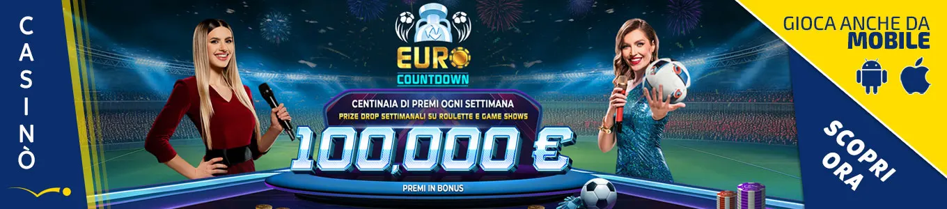 Bonus Casinò Euro Countdown 100.000 euro